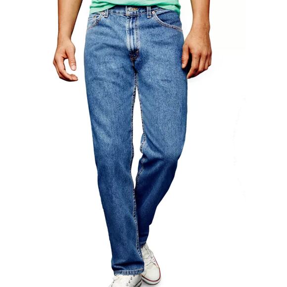 Levi's 505 Regular Fit Non-Stretch Jeans | Men's 32 x 32 Medium Stonewash NWT - Picture 1 of 7